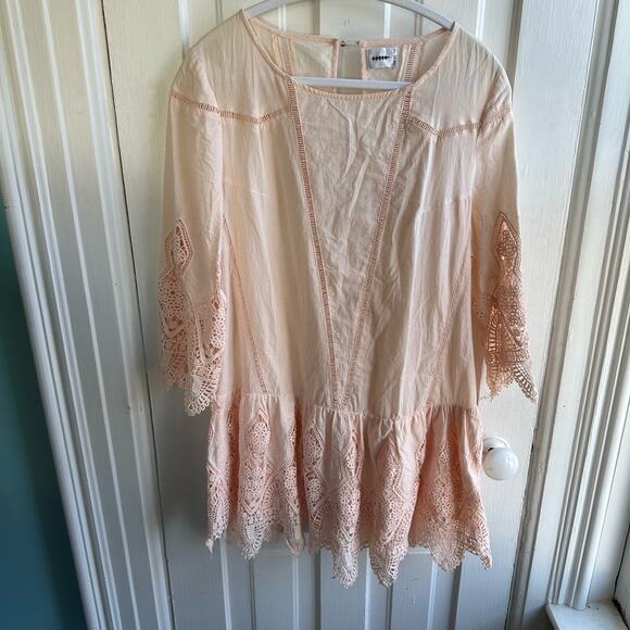 Suboo Blythe Peach Lace Dress - Picture 2 of 7